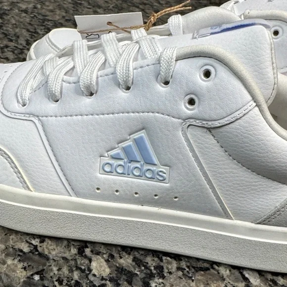 Adidas White and Light Blue Sneakers NWT 11 - Picture 14 of 14